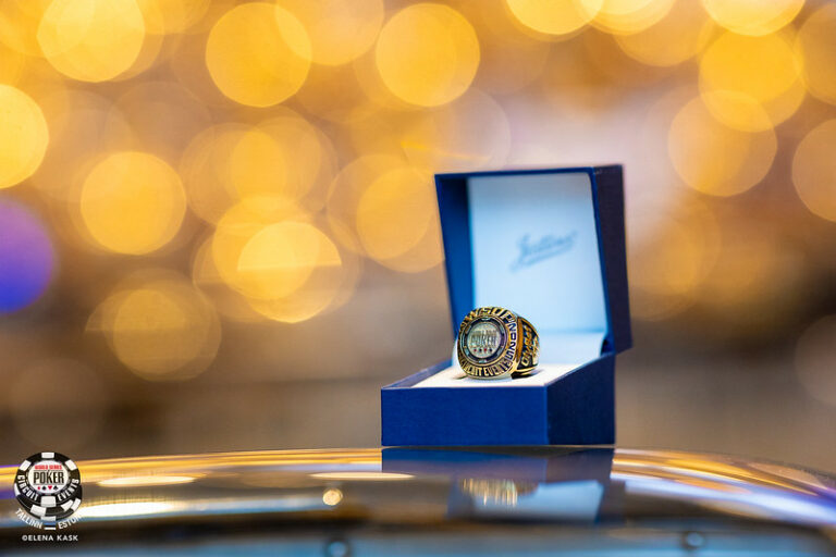 A ring from the 2024 WSOPC Tallinn. Photo: Elena Kask