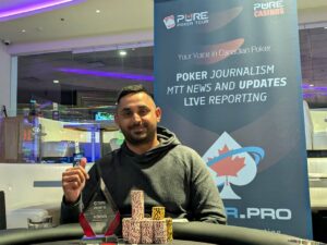 Varam Sidhu, Winner of E05 – 2025 Pure Poker Tour Series #4 – Event #5: $300 NLH