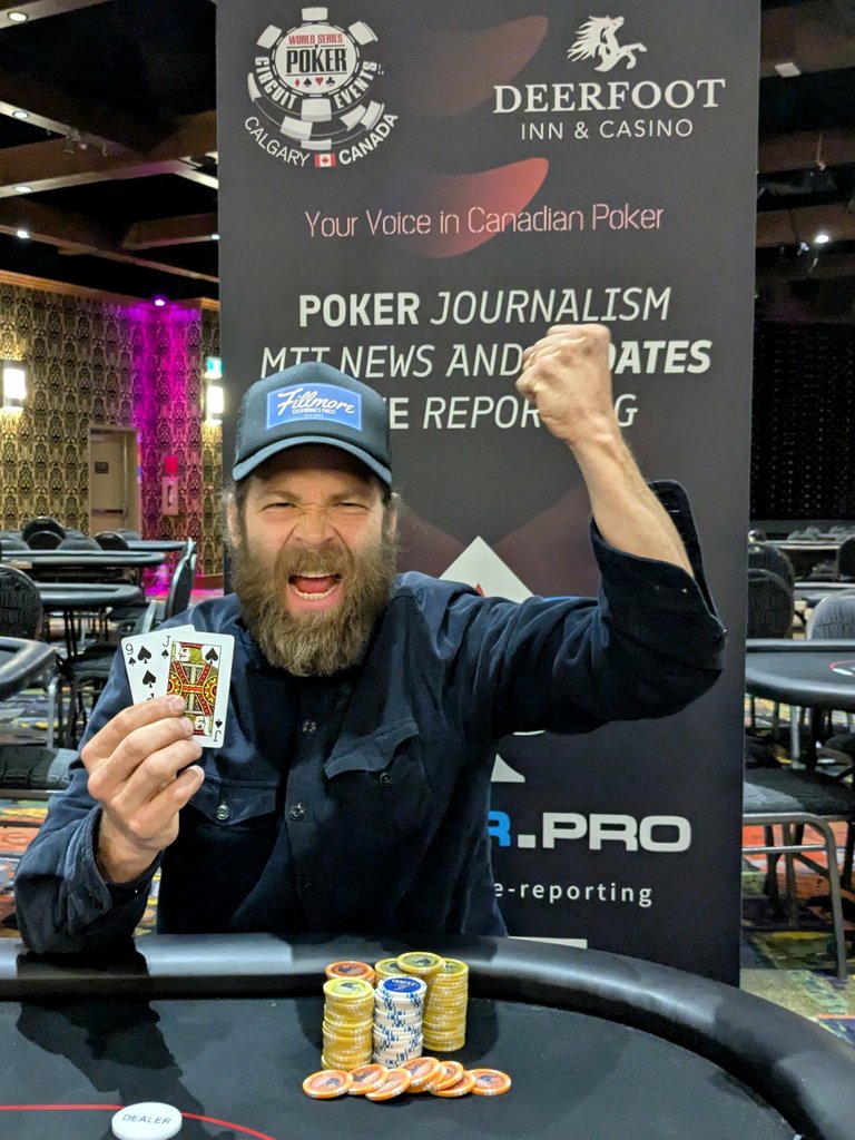 Juan Riedinger, winner of Event #16