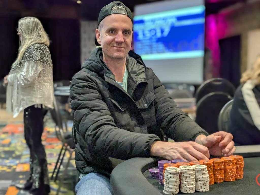 The Day 1a chip leader for Event #3 is Scott Johnson