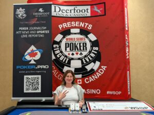 Jenelle Exner, winner of the Ladies game for her 3rd Ladies Ring