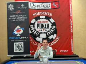 Kyle Ho, Winner of the Two-Day $1k – 2025 WSOPC Calgary Oct – Event #8: $1,000 NLH