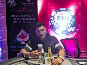 Sunny Lubana. winner of PKO – 2026 WSOPC Calgary Jan – Event #9: $500 NLH Progressive K.O