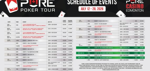 Pure Poker Tour #3 for 2026 is in Swing!