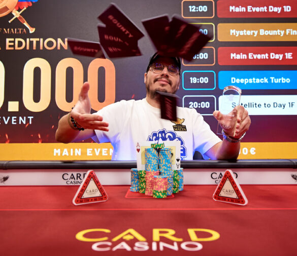 Silviu Nemes Decimates Day 2 Field to Win €220 Mystery Bounty as Rudolk Kosa Takes Main Event Chip Lead and Jonas Bachan Wins €150 Deepstack Turbo