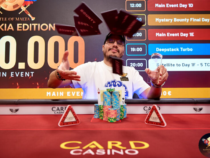 Silviu Nemes Decimates Day 2 Field to Win €220 Mystery Bounty as Rudolk Kosa Takes Main Event Chip Lead and Jonas Bachan Wins €150 Deepstack Turbo