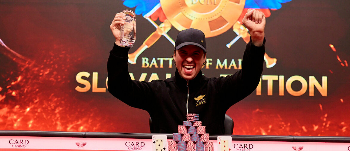 Mario Klaic Seals Maiden Live Tournament Win in Rollercoaster Battle of Malta Slovakia Edition Main Event Final Day (*€46,900 After Heads-Up Deal)