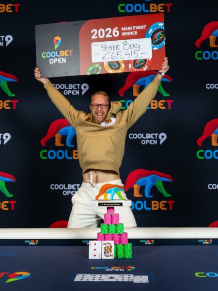 Petter Berg Wins the 2026 Coolbet Open Main Event for €65,415