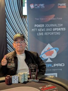 Darcy Stone, Winner of E3 – 2026 Pure Poker Tour Series #2 – Event #3: $670 NLH