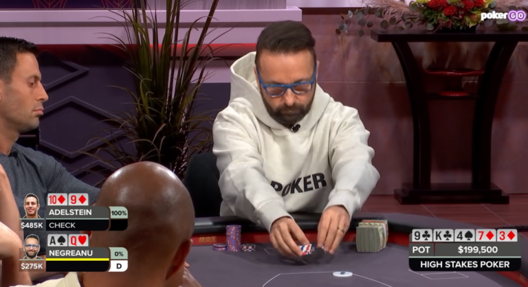 Hand Breakdown: Daniel Negreanu Goes For Three Barrel Bluff, Exploiting Adelstein?