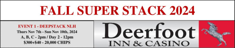 Fall Super Stack 2024 Deerfoot Inn & Casino