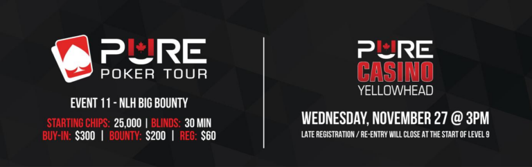 Pure Poker Tour Yellowhead Casino