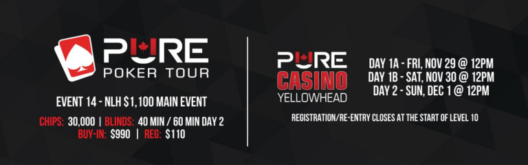 Pure Poker Tour Yellowhead Casino