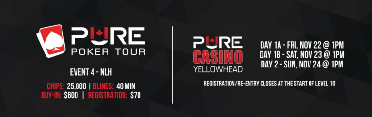 PurePoker Tour Casino Yellowhead