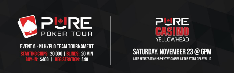 PurePoker Tour Casino Yellowhead