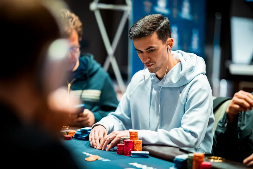 End of Day 3 Chipleader Harvey Castro