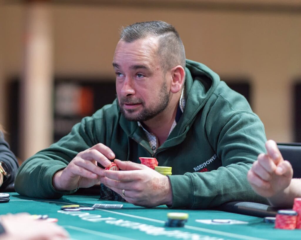 John Ward at the Killarney Poker Festival, photo by Brian Ó hÉideáin, courtesy of Irish Poker Tour
