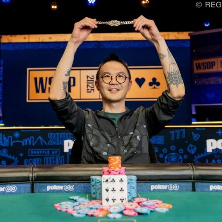 2025 WSOP: Wang Wins $3,000 NLH Bracelet