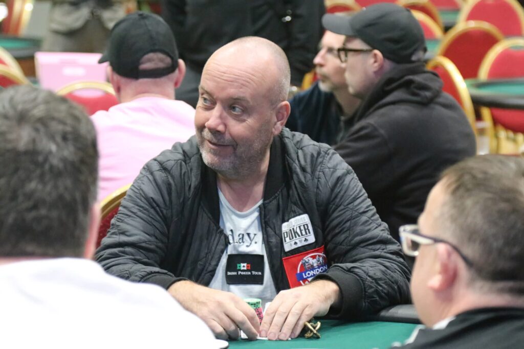 Andy Black at the Killarney Poker Festival, photo by Brian Ó hÉideáin, courtesy of Irish Poker Tour