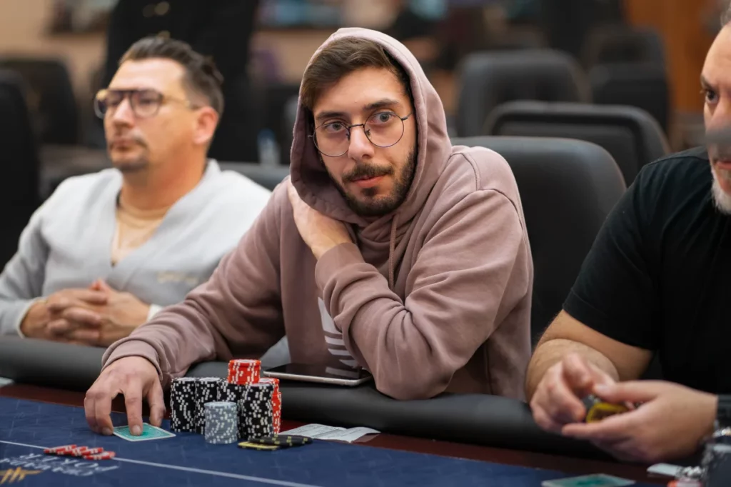 Kyprianos Kyprianou entering Day 2 as chip leader.
