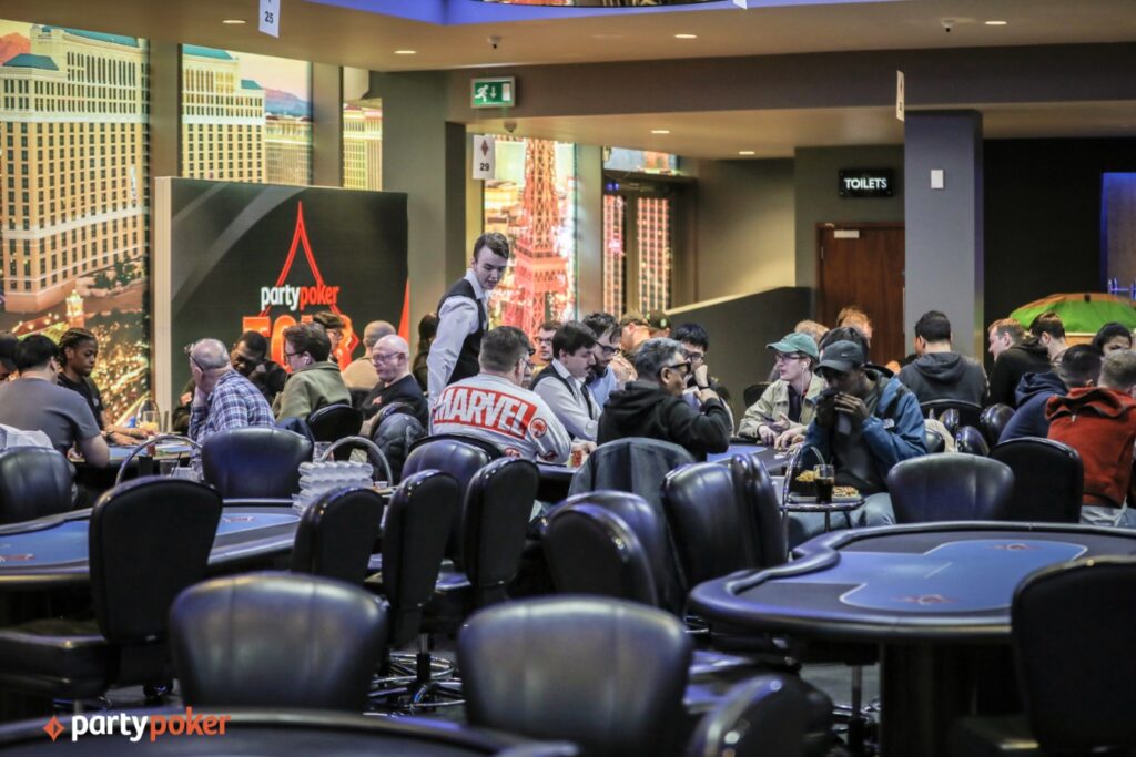 2025 PartyPoker Tour UK London £150 Mini Main Event Day 1b
