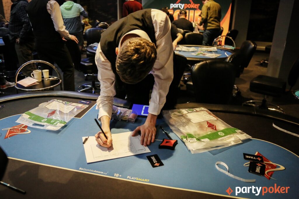 2025 PartyPoker Tour UK London £150 Mini Main Event Day 1b