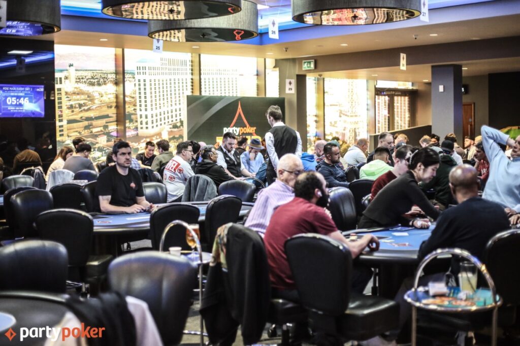 2025 PartyPoker Tour UK London £150 Mini Main Event Day 1b