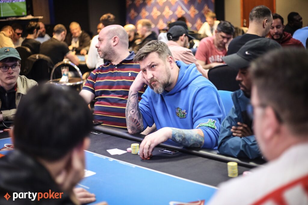 2025 PartyPoker Tour UK London £150 Mini Main Event Day 1b