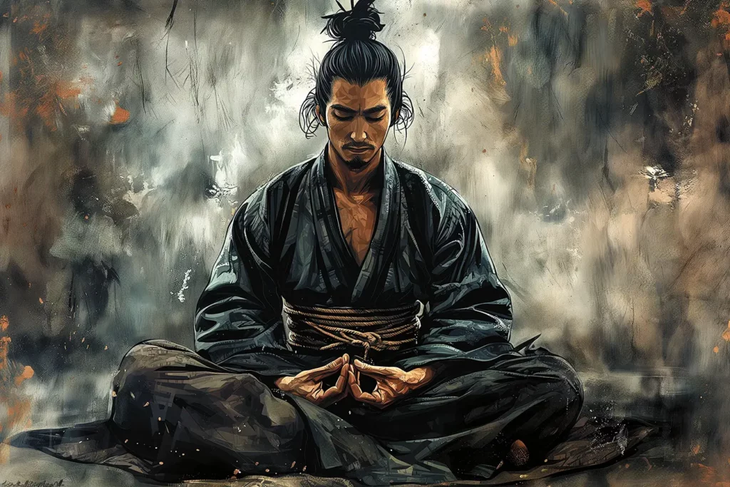 Ilustration of Miyamoto Musashi