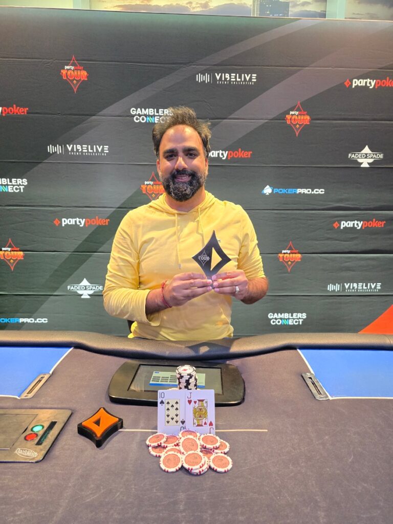PartyPoker Tour UK London Jitin Dhawan