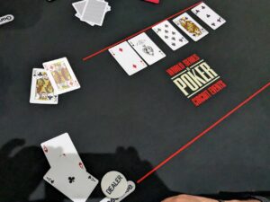 The final hand in Event #7 – 2025 Summer Super Stack – Event #7: $340 1Day Deepstack NLH