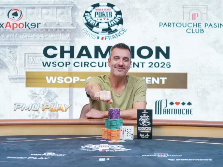 Pierre Chevalier Wins Record-Breaking WSOP Circuit Paris Main Event for €260,000 at Partouche Pasino Club