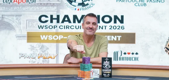 Pierre Chevalier Wins Record-Breaking WSOP Circuit Paris Main Event for €260,000 at Partouche Pasino Club