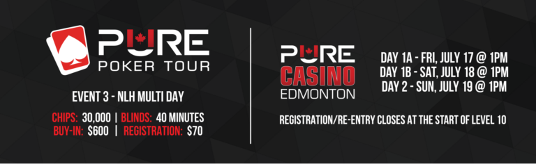 PurePokerTour6x9BookletJuly2026EDMwebhdr – Day 1a of Event #3 is the Feature for Friday