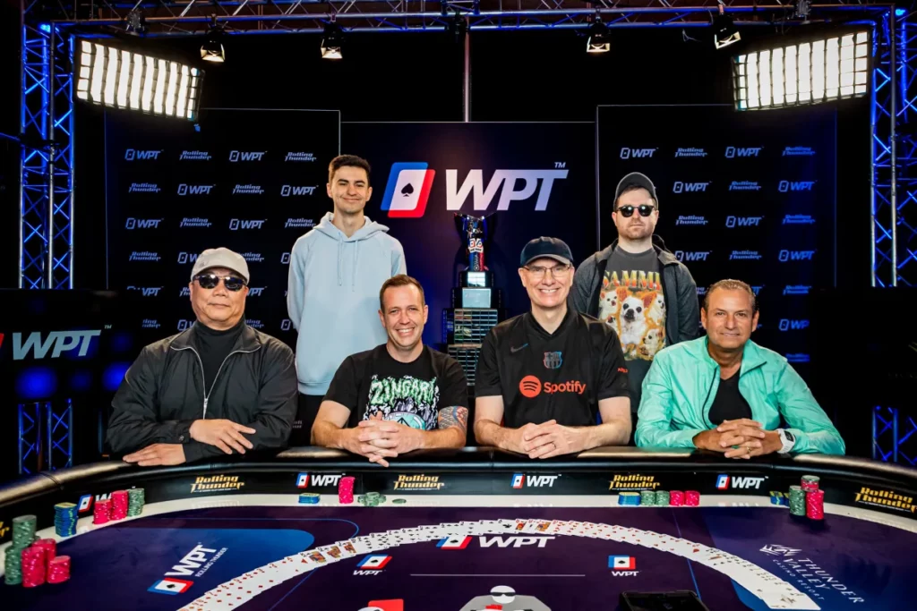 WPT Rolling Thunder Championship Final Table lineup