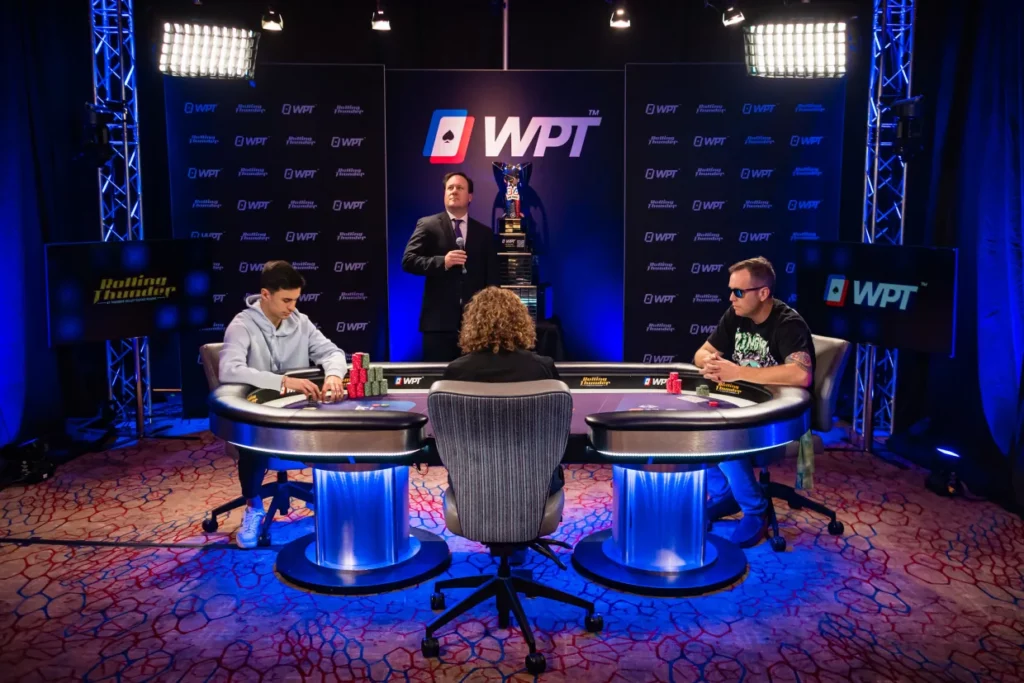 Harvey Castro vs Shawn Daniels heads-up battle for WPT Rolling Thunder Championship title