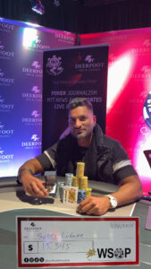 Unny Lubana. winner of PKO – 2026 WSOPC Calgary Jan – Event #9: $500 NLH Progressive K.O
