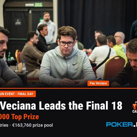 Veciana Leads Final 18 in PartyPoker Tour Castellón Main Event Final as Moschakis Wins Side Event and Pauceanu Leads Mystery Bounty
