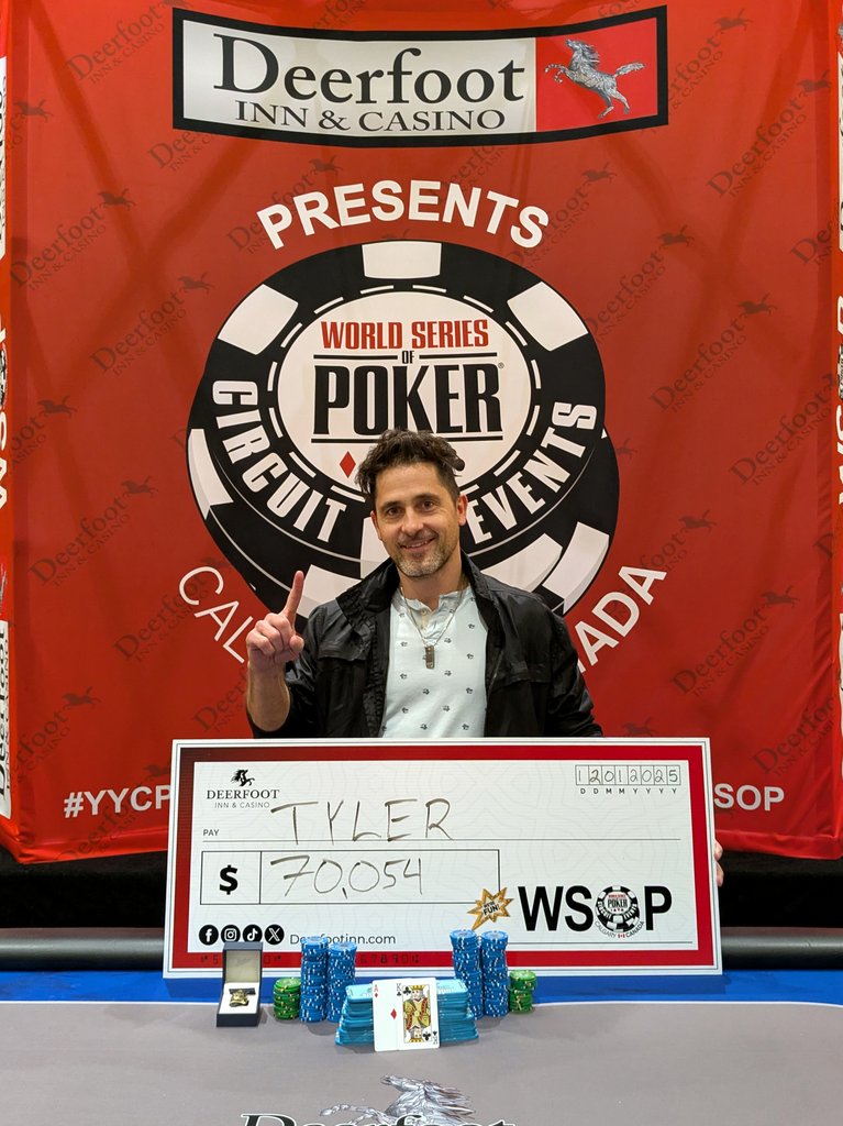 Tyler Panas 2025 WSOP Circuit Calgary Ring Win