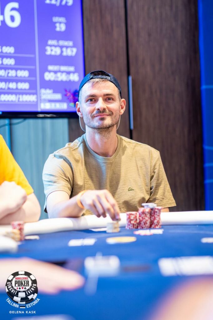 WSOPCTallinn20258Game(FinalDay)KrzysztofKazimierzBudka(1) – 8-Gamessa vain 7 pelaajaa