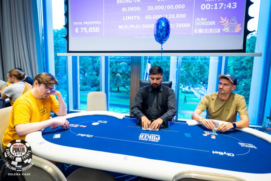 WSOPCTallinn20258Game(FinalDay)headsup,PasiLaihinen,KrzysztofKazimierzBudka(1) – Kzrysztof Budka vei 8-Gamen voiton (22.390€)