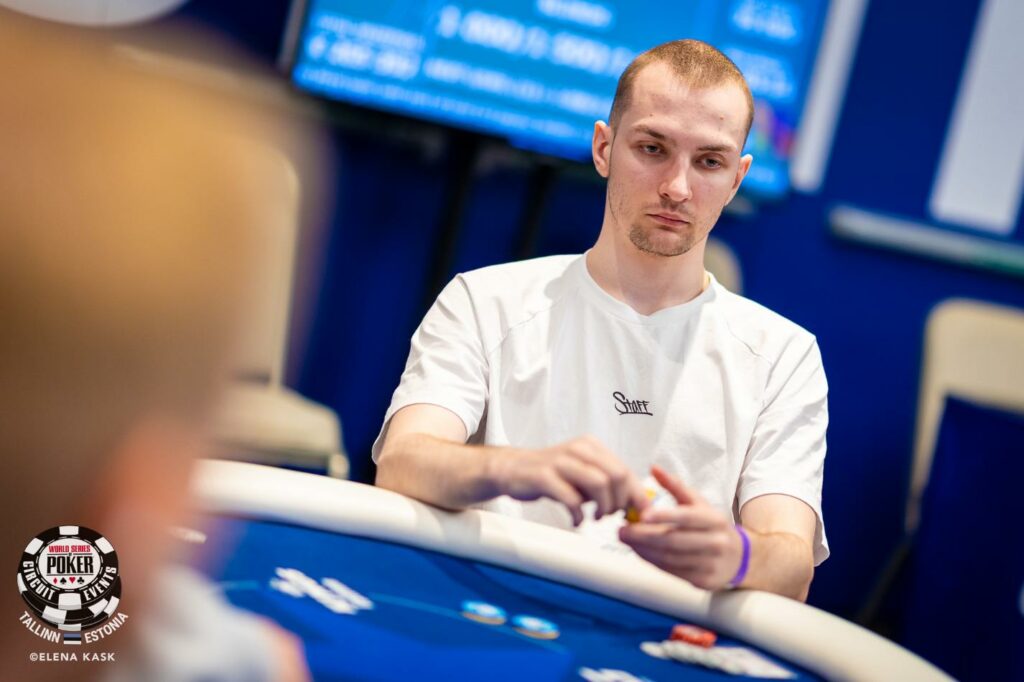 WSOPCTallinn2025€5,000NLHRomanPetelytskyi(1) – 5000€ NLH; Roman Peteletskyi kuudes (16.650€)