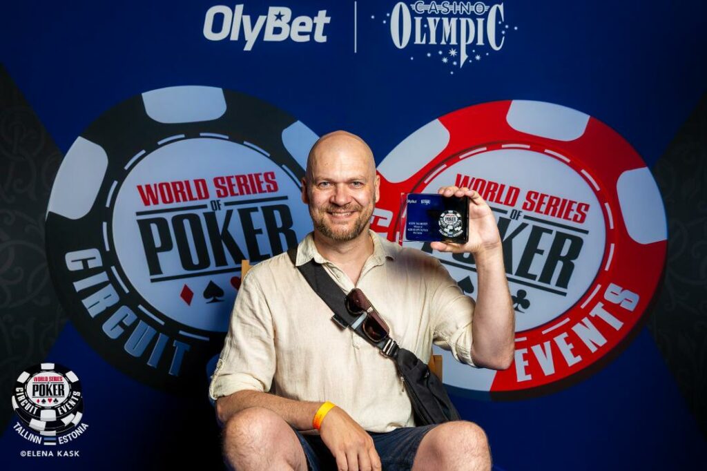WSOPCTallinn2025event#35winnerTomiTapaniArponen(1) – Tomi Arponen päätti viikon voittoon