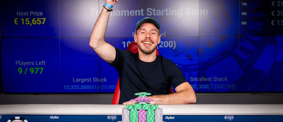 Julian Selinger Wins €1,500 Main Event During the 2026 WSOP Circuit Tallinn for €210,000
