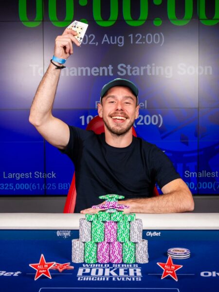 Julian Selinger Wins €1,500 Main Event During the 2026 WSOP Circuit Tallinn for €210,000