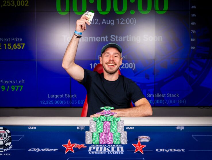 Julian Selinger Wins €1,500 Main Event During the 2026 WSOP Circuit Tallinn for €210,000