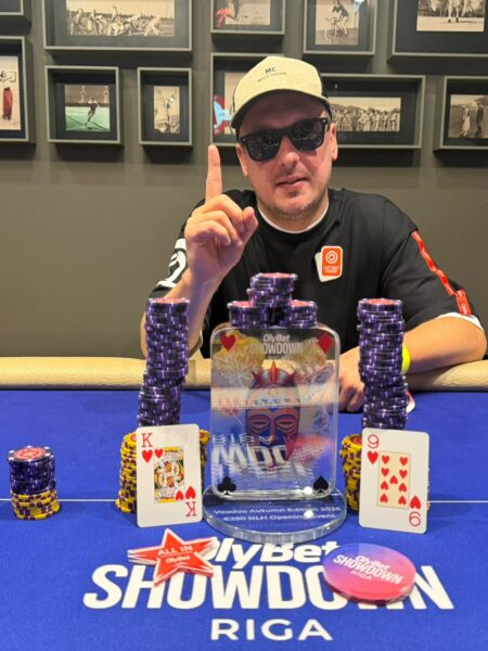 Gatis Reigass Converts Chip Lead into Victory OlyBet Showdown Riga Voodoo Opening Event