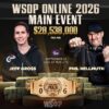 Nine Players. $3.9 Million. The WSOP Online Main Event Final Table Is Tonight at GGPoker