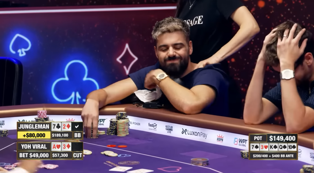 Yoh Viral after losing big hand vs Jungleman