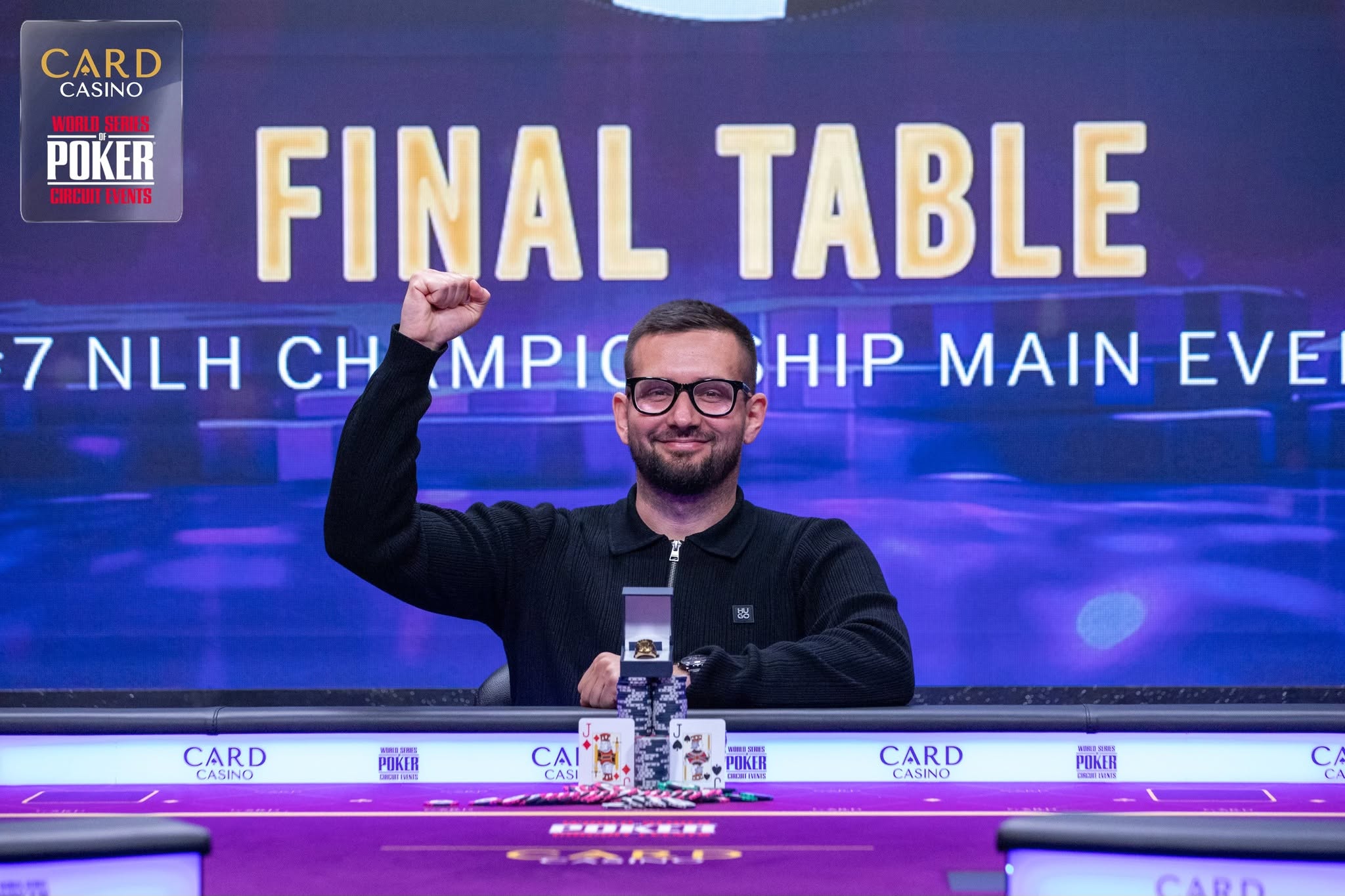 Alexandru Popa 2026 WSOP Circuit Bratislava Main Event Ring Winner